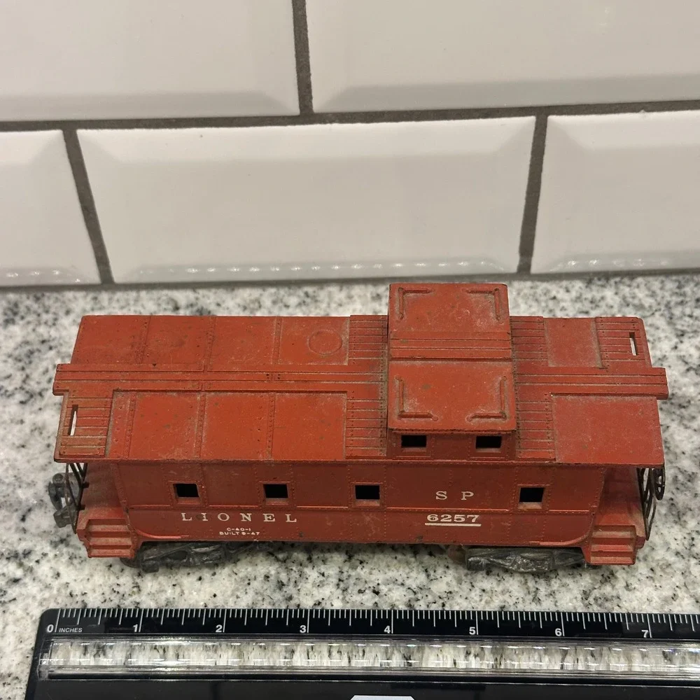 Lionel‎ O Gauge 6257 Southern Pacific Caboose Red Postwar Train Car Vintage SP